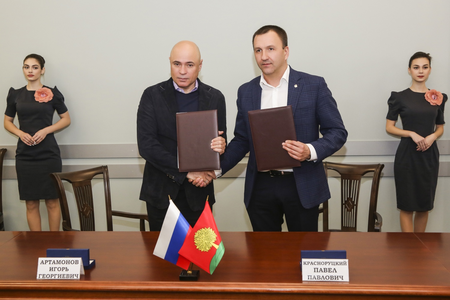 Председатель РСМ Павел Красноруцкий и Губернатор Липецкой области Игорь Артамонов подписали соглашение о сотрудничестве